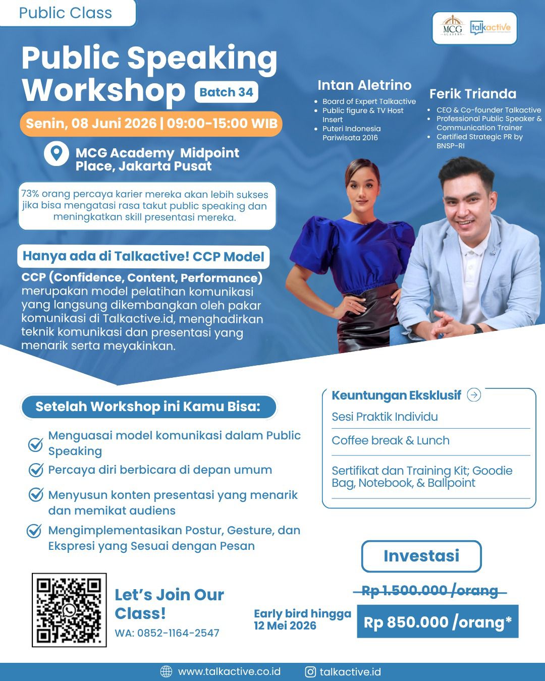 Public Speaking Workshop Batch 34