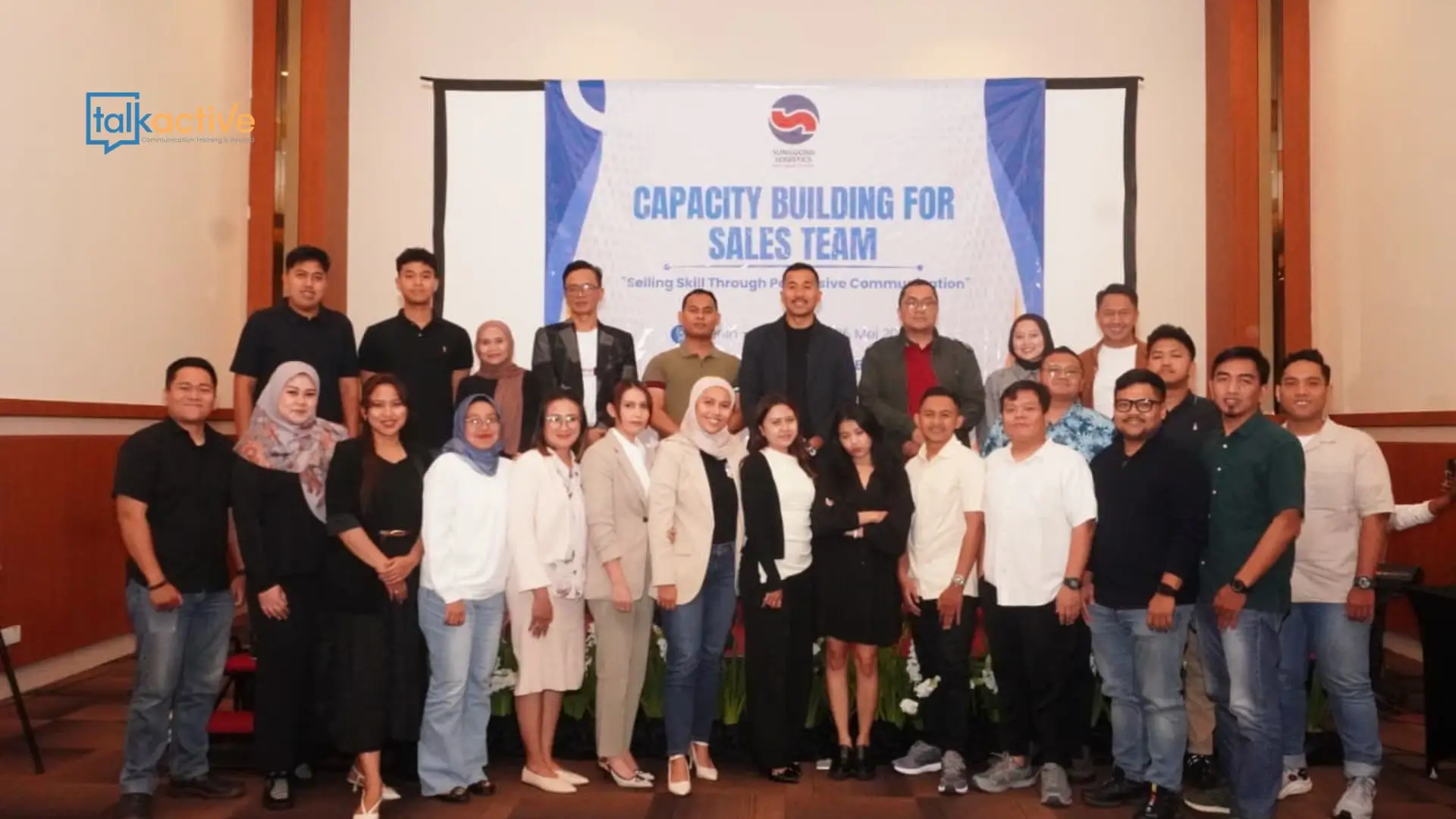 Peserta program capacity building tim sales PT Sunggong Logistics