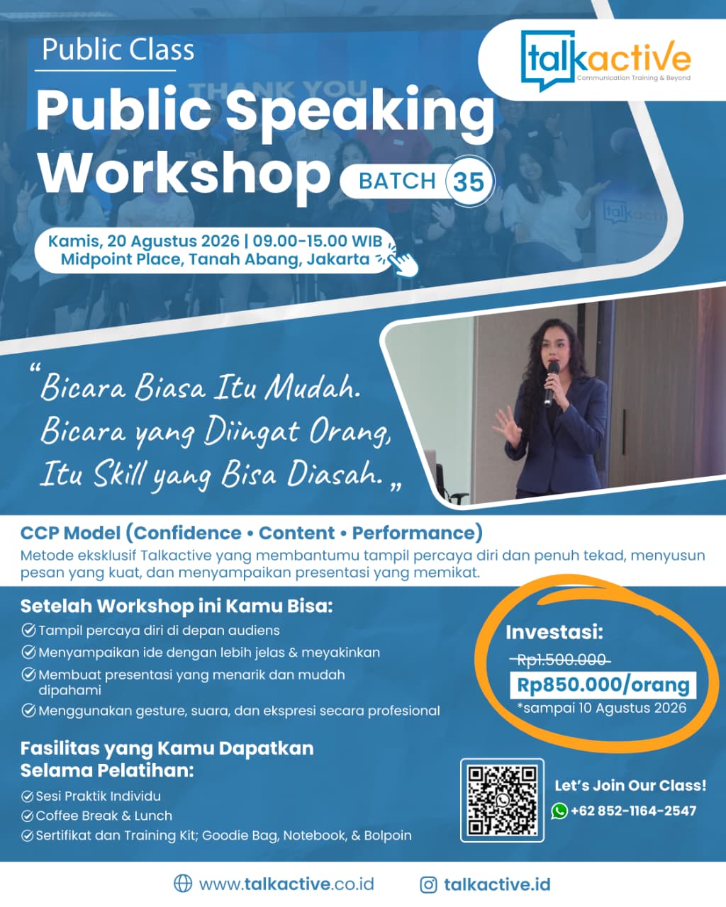 Public Speaking Workshop Batch 35