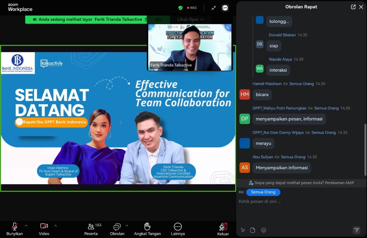 Latest Event Talkactive 3