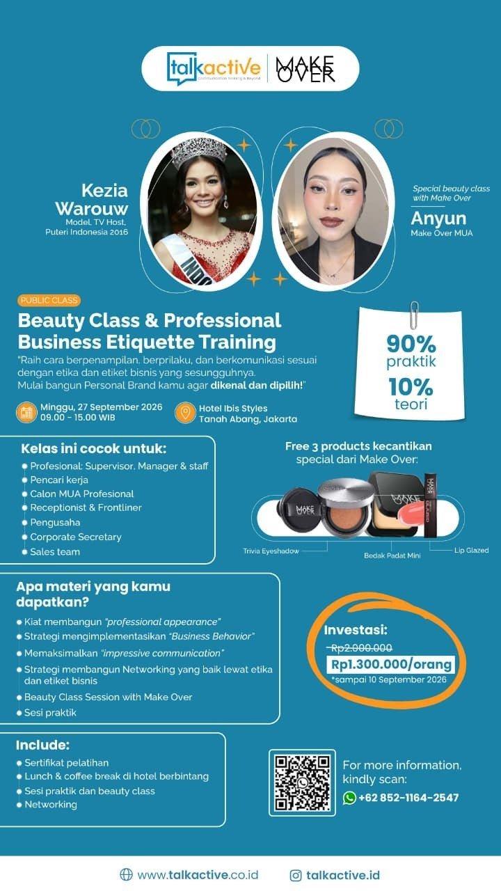 Beauty Class & Professional Business Etiquette Training