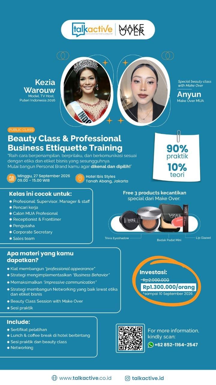 Beauty Class & Professional Business Etiquette Training
